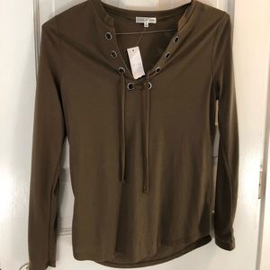 Fitz + Eddie Long Sleeve Top Sz Sm NWT